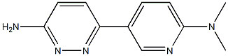 6-(6-(dimethylamino)pyridin-3-yl)pyridazin-3-amine Struktur