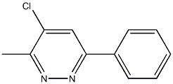 4-chloro-3-methyl-6-phenylpyridazine Struktur