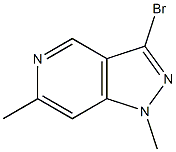 3-bromo-1,6-dimethyl-1H-pyrazolo[4,3-c]pyridine Struktur