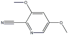 3,5-dimethoxypyridine-2-carbonitrile Struktur