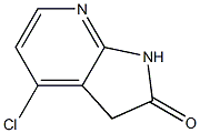 4-chloro-1,3-dihydro-2H-pyrrolo[2,3-b]pyridin-2-one Struktur