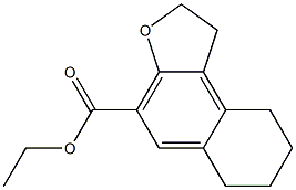 ethyl 1,2,6,7,8,9-hexahydronaphtho[2,1-b]furan-4-carboxylate Struktur