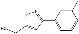 [3-(3-methylphenyl)isoxazol-5-yl]methanol Struktur