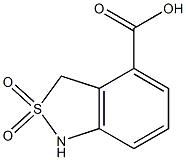 1,3-dihydro-2,1-benzisothiazole-4-carboxylic acid 2,2-dioxide Struktur