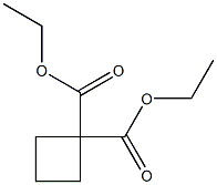 Diethyl cyclobutanedicarboxylate Struktur