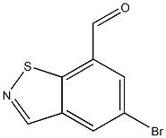 5-Bromo-benzo[d]isothiazole-7-carbaldehyde Struktur