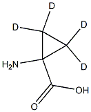 1-Aminocyclopropane-2,2,3,3-d4-carboxylic Acid Struktur