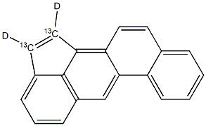 Benz[j]aceanthrylene-13C2,d2 Struktur