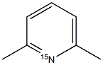 2,6-Lutidine-15N Struktur