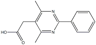 (4,6-DiMethyl-2-phenylpyriMidin-5-yl)-acetic acid Struktur