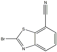 2-BroMobenzo[d]thiazole-7-carbonitrile Struktur