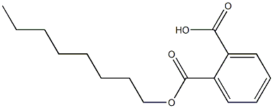 Phthalic acid, mono-n-octyl ester Struktur