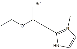 1-ethoxyethyl-3-methylimidazolium bromide Struktur