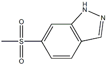 6-(Methylsulfonyl)-1H-indazole Struktur