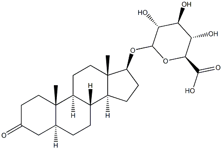 5-a-Dihydrotestosterone glucuronide Struktur