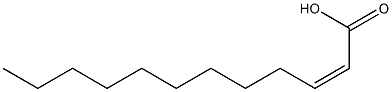 cis-2-Dodecenoic acid Struktur