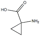 1-amino-1-cyclopropanecarboxylic acid Struktur