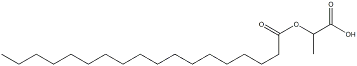 Lactic acid monostearate Struktur