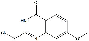 2-Chloromethyl-7-methoxy-3H-quinazolin-4-one Struktur