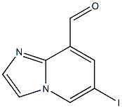 6-Iodo-imidazo[1,2-a]pyridine-8-carbaldehyde Struktur