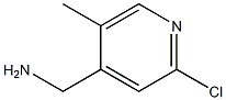 (2-Chloro-5-methyl-pyridin-4-yl)-methyl-amine Struktur