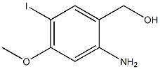 (2-Amino-5-iodo-4-methoxy-phenyl)-methanol Struktur