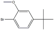 1-Bromo-4-tert-butyl-2-methoxy-benzene Struktur