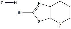 2-Bromo-4,5,6,7-tetrahydro-thiazolo[5,4-b]pyridine hydrochloride Struktur