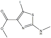 5-Iodo-2-methylamino-thiazole-4-carboxylic acid methyl ester Struktur