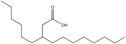 3-hexylundecanoic acid Struktur