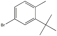 4-bromo-2-tert-butyl-1-methylbenzene Struktur