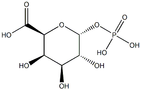 a-D-Galacturonic acid 1-phosphate Struktur