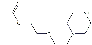 2-[2-(1-Piperazinyl)ethoxy]ethanol 1-Acetate Struktur