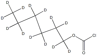 Hexyl-d13 Chloroformate Struktur