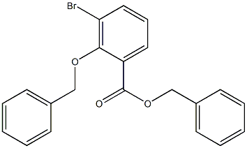 Benzyl 2-(Benzyloxy)-3-bromobenzoate Struktur