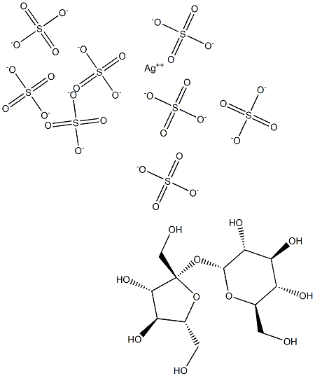 Silver Sucrose Octasulfate Struktur