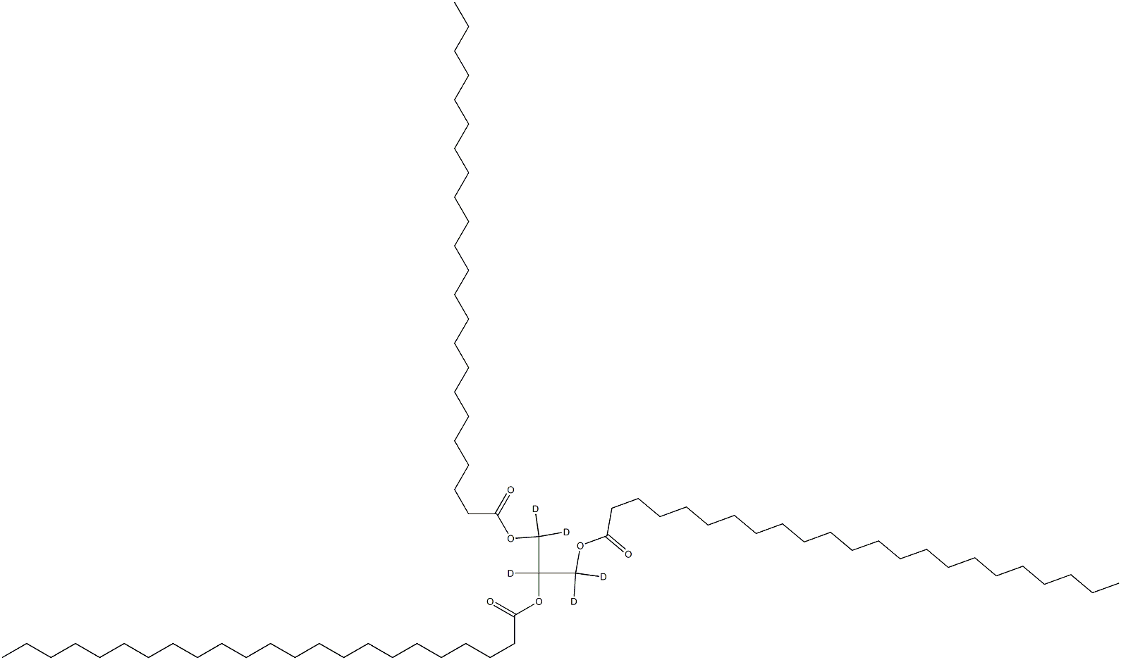 Tricosanoic Acid 1,2,3-Propanetriyl Ester-d5 Struktur