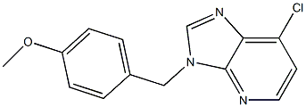 7-Chloro-3-(4-methoxybenzyl)-3H-imidazo[4,5-b]pyridine Struktur