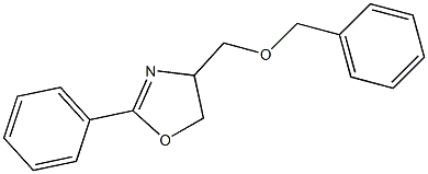 4,5-Dihydro-2-phenyl-4-[(phenylmethoxy)methyl]-oxazole Struktur