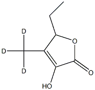 5-Ethyl-3-hydroxy-4-methyl-2(5H)-furanone-d3 Struktur