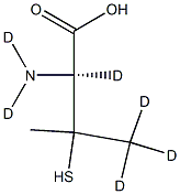 D-Penicillamine-d6 Struktur