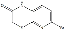 6-Bromo-1H-pyrido[2,3-b][1,4]thiazin-2-one Struktur