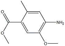 4-Amino-5-methoxy-2-methyl-benzoic acid methyl ester Struktur