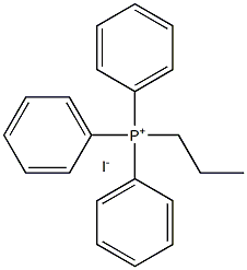 Propyltriphenylphosphonium iodide Struktur