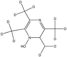 Hydroxy Tetramethylpyrazine-d11 Struktur