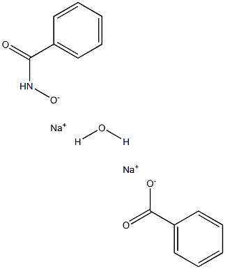 SODIUM BENZOHYDROXAMATE HYDRATE Sodium benzoate Struktur