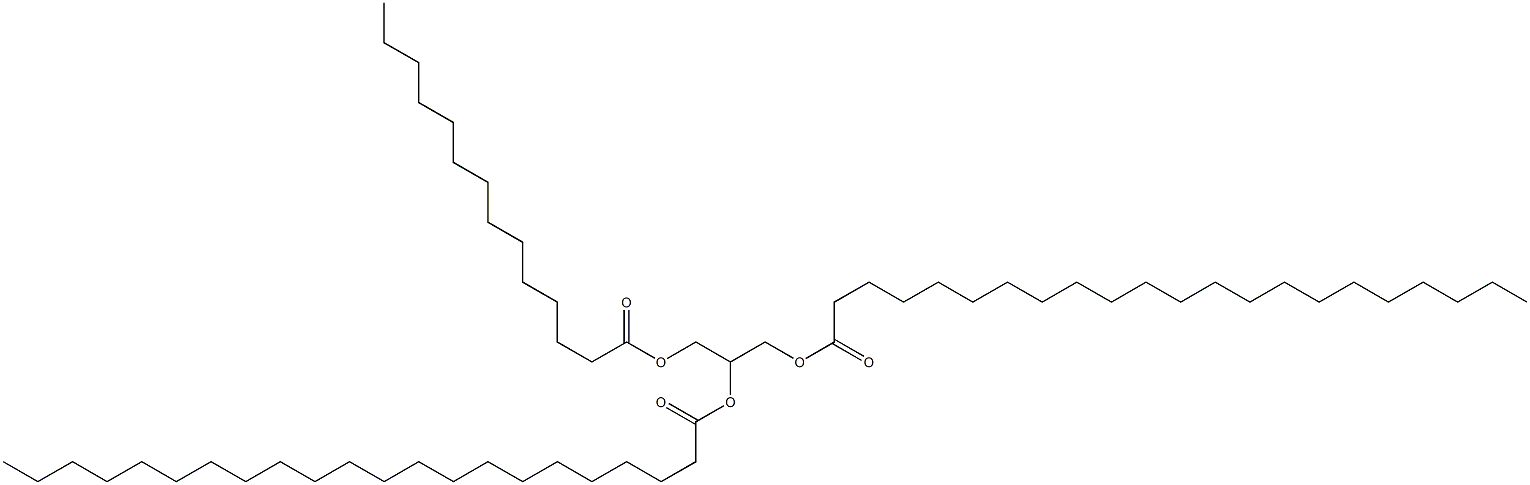 1,2-Didocosanoyl-3-Myristoyl-rac-glycerol Struktur