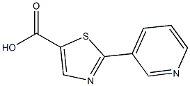 2-PYRIDIN-3-YL-THIAZOLE-5-CARBOXYLIC ACID Struktur