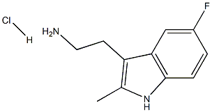 2-(5-FLUORO-2-METHYLINDOL-3-YL)ETHYLAMINE HYDROCHLORIDE Struktur