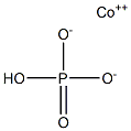 Cobalt hydrogen phosphate Struktur